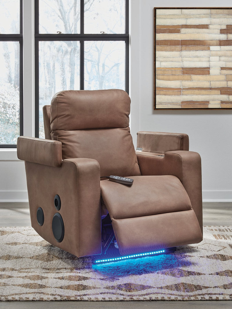 Lorrenton Power Glider Recliner with Audio System Ashley Furniture Recliner  Fresh Start Furniture