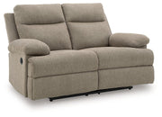 Side-Swipe Reclining Loveseat Ashley Furniture Loveseat  Fresh Start Furniture