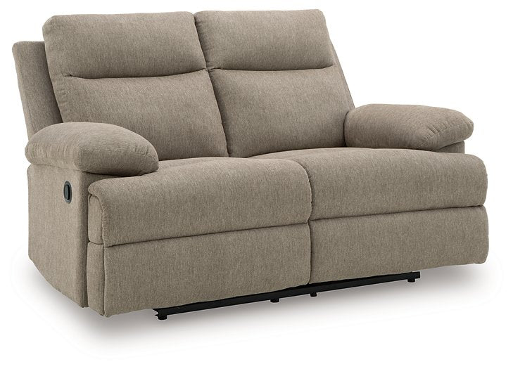 Side-Swipe Reclining Loveseat Ashley Furniture Loveseat  Fresh Start Furniture