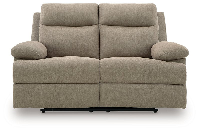 Side-Swipe Reclining Loveseat Ashley Furniture Loveseat Mocha Fresh Start Furniture