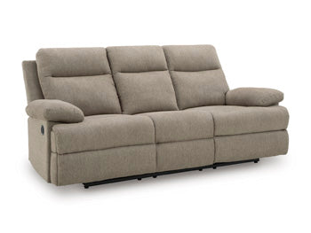 Side-Swipe Reclining Sofa with Drop Down Table Ashley Furniture Sofa  Fresh Start Furniture
