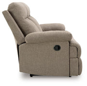 Side-Swipe Reclining Sofa with Drop Down Table Ashley Furniture Sofa  Fresh Start Furniture
