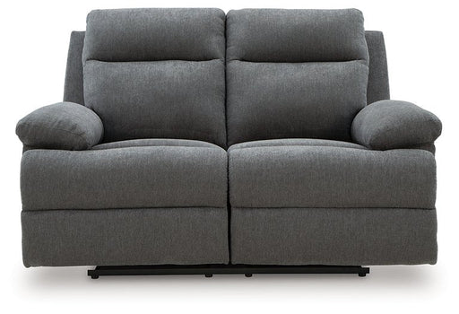 Side-Swipe Reclining Loveseat Ashley Furniture Loveseat Charcoal Fresh Start Furniture