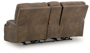 Beckley Place Power Reclining Loveseat with Console -  Ashley Furniture Loveseat