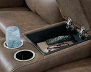 Beckley Place Power Reclining Loveseat with Console -  Ashley Furniture Loveseat