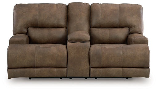 Beckley Place Power Reclining Loveseat with Console -  Ashley Furniture Loveseat