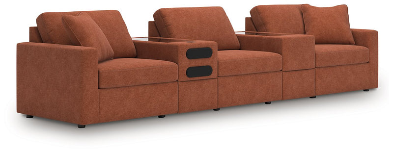 Modmax Sectional with Audio System Ashley Furniture Sectional Spice Fresh Start Furniture