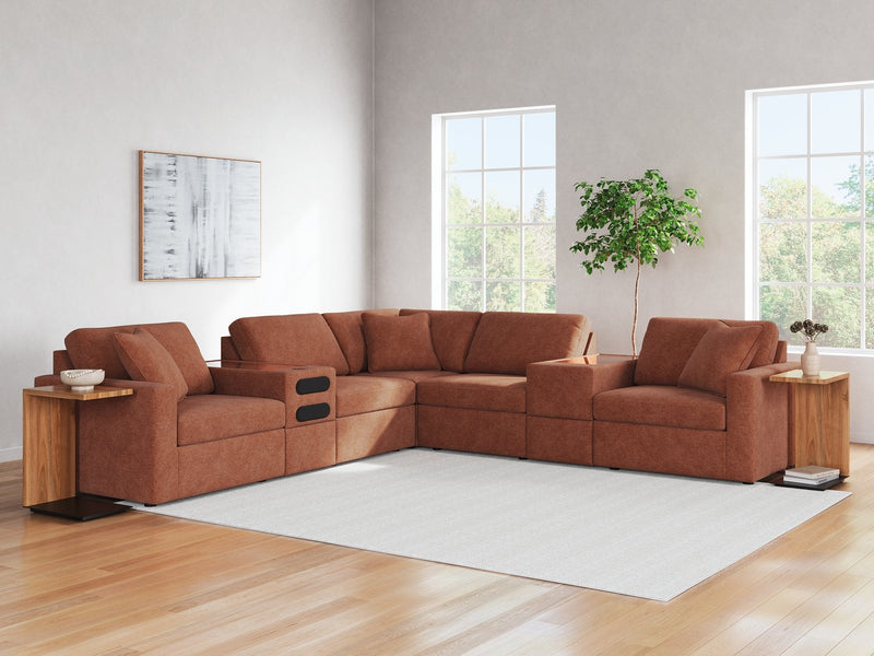 Modmax Balanced Sectional with Audio and Storage Consoles Ashley Furniture Sectional  Fresh Start Furniture