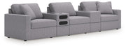 Modmax Sectional with Audio System Ashley Furniture Sectional Granite Fresh Start Furniture
