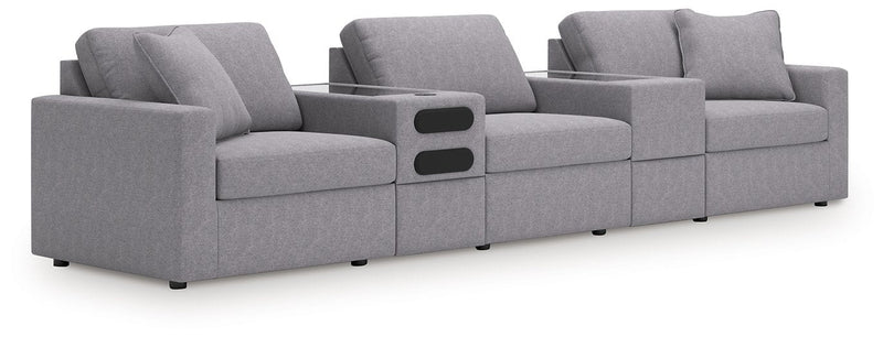 Modmax Sectional with Audio System Ashley Furniture Sectional Granite Fresh Start Furniture
