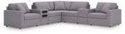 Modmax Balanced Sectional with Audio and Storage Consoles Ashley Furniture Sectional Granite Fresh Start Furniture