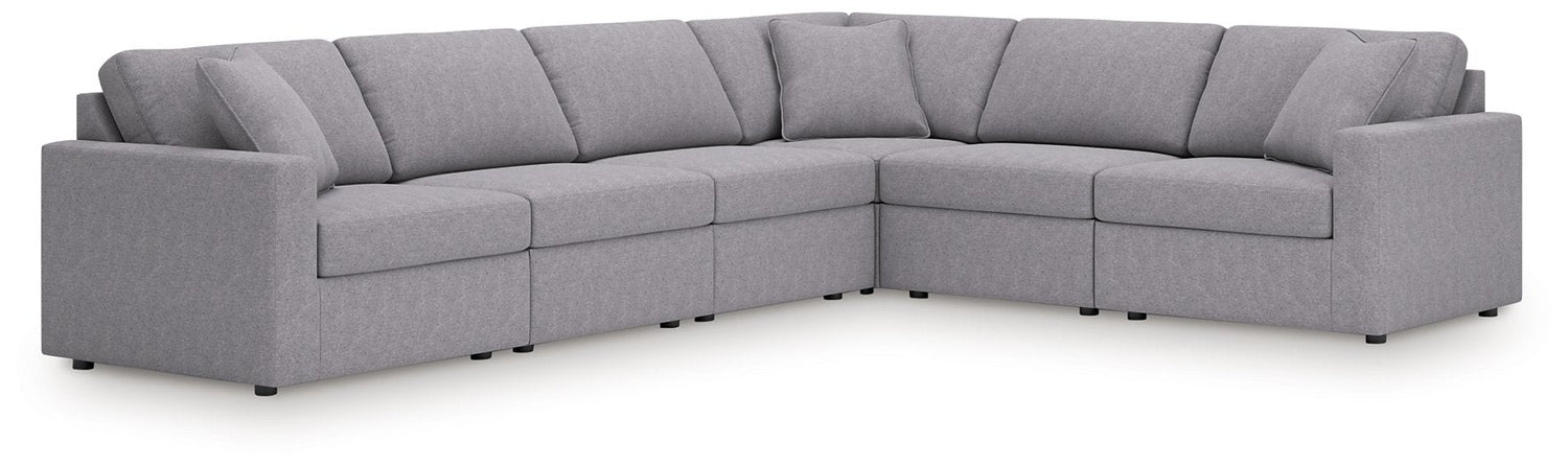 Modmax 6-Piece Sectional Ashley Furniture Sectional Granite Fresh Start Furniture