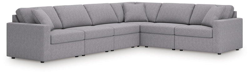Modmax 6-Piece Sectional Ashley Furniture Sectional Granite Fresh Start Furniture