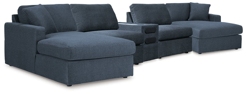 Modmax 5 Piece Sectional with Audio Console Ashley Furniture Sectional Ink Fresh Start Furniture
