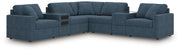 Modmax Balanced Sectional with Audio and Storage Consoles Ashley Furniture Sectional Ink Fresh Start Furniture