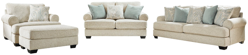 Monaghan Living Room Set Ashley Furniture Living Room Set 4-Piece: Sofa/Loveseat/Chair/Ottoman Fresh Start Furniture
