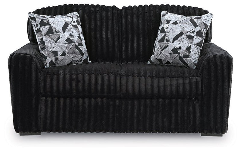 Midnight-Madness Loveseat Ashley Furniture Loveseat Onyx Fresh Start Furniture