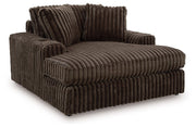 Midnight-Madness Oversized Chaise Ashley Furniture Chair Chocolate Fresh Start Furniture