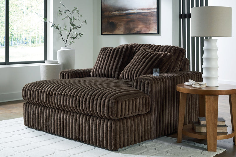 Midnight-Madness Oversized Chaise Ashley Furniture Chair  Fresh Start Furniture