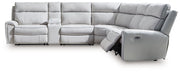 Social Pointe Reclining Sectional with Storage Console Ashley Furniture Sectional Default Title Fresh Start Furniture