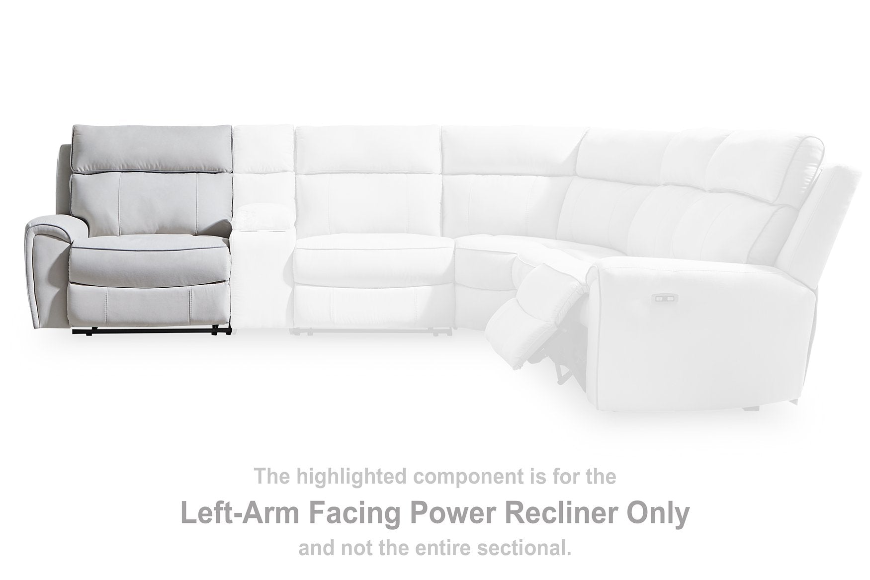 Social Pointe Reclining Sectional with Storage Console Ashley Furniture Sectional  Fresh Start Furniture