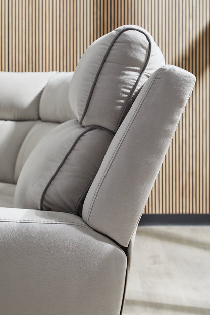 Social Pointe Reclining Sectional with Storage Console Ashley Furniture Sectional  Fresh Start Furniture