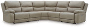 Narwhal Place Power Reclining Sectional Ashley Furniture Sectional 5-Piece: Left-Arm Facing Power Recliner/Armless Ch Fresh Start Furniture