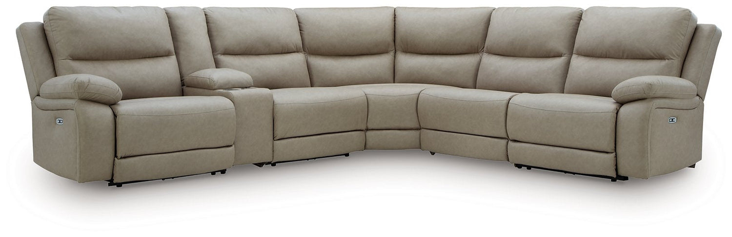 Narwhal Place Reclining Sectional with Storage Console Ashley Furniture Sectional Default Title Fresh Start Furniture