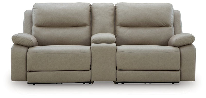 Narwhal Place Power Reclining Sectional Ashley Furniture Sectional 3-Piece: Left-Arm Facing Power Recliner/Console w/ Fresh Start Furniture