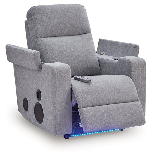 Pineland Power Glider Recliner with Audio System Ashley Furniture Recliner  Fresh Start Furniture