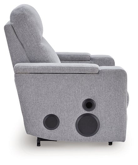 Pineland Power Glider Recliner with Audio System Ashley Furniture Recliner  Fresh Start Furniture
