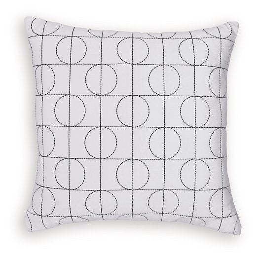 Kydner Pillow (Set of 4) Ashley Furniture Pillow White/Black Fresh Start Furniture