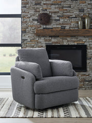 Alainmont Next-Gen Nuvella Swivel Power Recliner Ashley Furniture