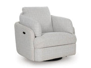 Alainmont Next-Gen Nuvella Swivel Power Recliner Ashley Furniture