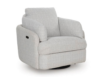 Alainmont Next-Gen Nuvella Swivel Power Recliner Ashley Furniture