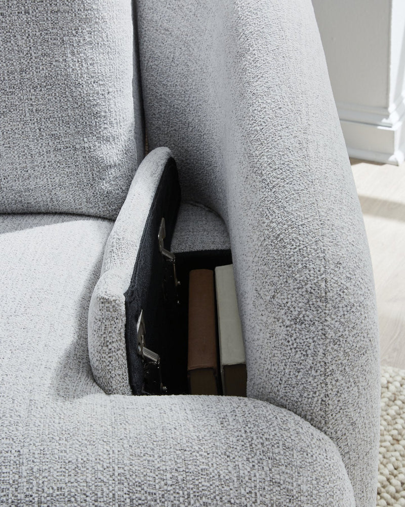 Alainmont Next-Gen Nuvella Swivel Power Recliner Ashley Furniture