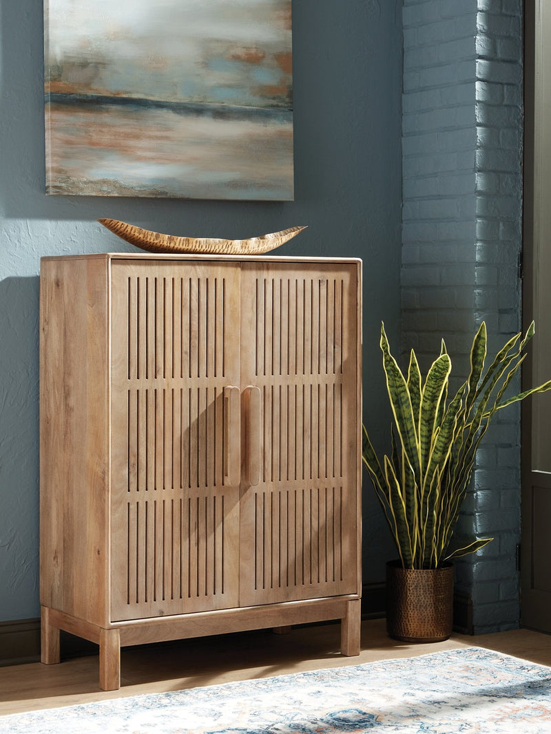 Pellamour Bar Cabinet Ashley Furniture Accent Cabinet  Fresh Start Furniture