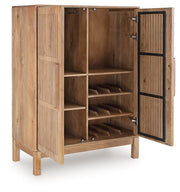Pellamour Bar Cabinet Ashley Furniture Accent Cabinet  Fresh Start Furniture