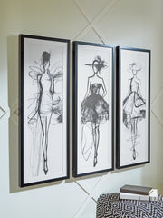 Mckerrick Wall Art Set (Set of 3) Ashley Furniture Wall Art  Fresh Start Furniture