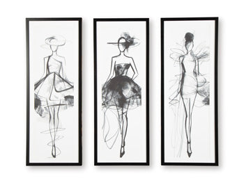 Mckerrick Wall Art Set (Set of 3) Ashley Furniture Wall Art  Fresh Start Furniture