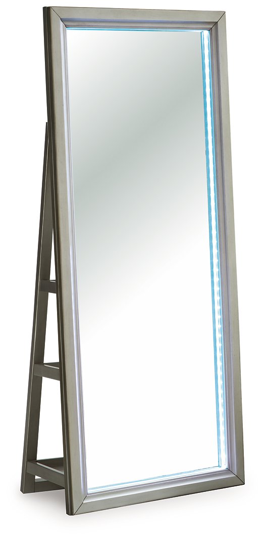 Evesen Floor Standing Mirror/Storage -  Ashley Furniture Mirror  Fresh Start Furniture