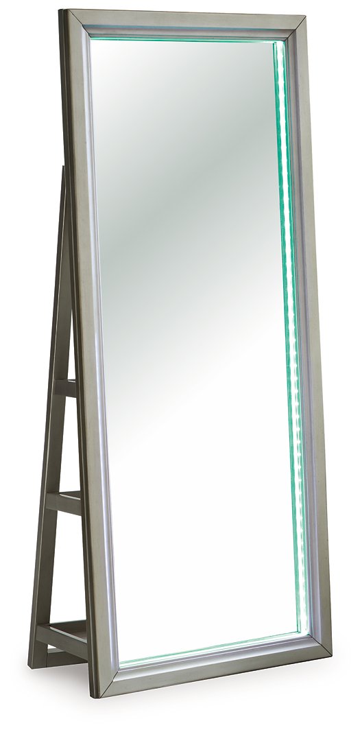 Evesen Floor Standing Mirror/Storage -  Ashley Furniture Mirror  Fresh Start Furniture