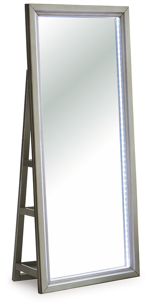 Evesen Floor Standing Mirror/Storage -  Ashley Furniture Mirror  Fresh Start Furniture