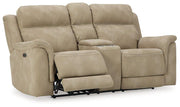 Next-Gen DuraPella Power Reclining Loveseat with Console Ashley Furniture Loveseat  Fresh Start Furniture