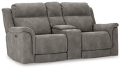 Next-Gen DuraPella Power Reclining Loveseat with Console Ashley Furniture Loveseat  Fresh Start Furniture