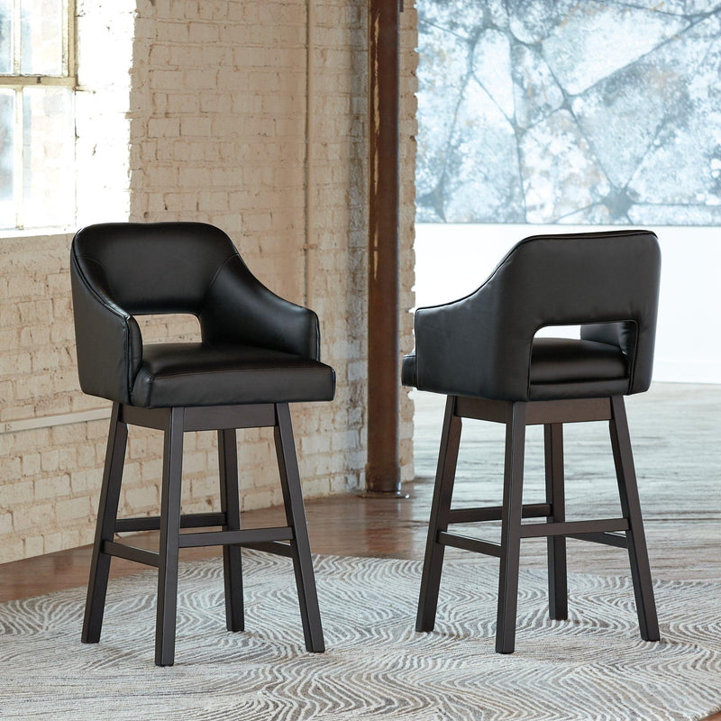 Tallenger Bar Stool Set -  Ashley Furniture Barstool Set  Fresh Start Furniture