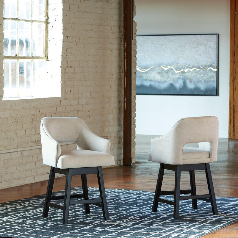 Tallenger Bar Stool Set -  Ashley Furniture Barstool Set  Fresh Start Furniture
