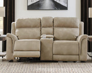 Next-Gen DuraPella Power Reclining Loveseat with Console Ashley Furniture Loveseat  Fresh Start Furniture