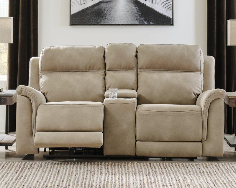 Next-Gen DuraPella Power Reclining Loveseat with Console Ashley Furniture Loveseat  Fresh Start Furniture