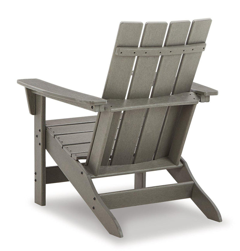 Visola Outdoor Adirondack Chair Set with End Table -  Ashley Furniture Outdoor Seating Set  Fresh Start Furniture